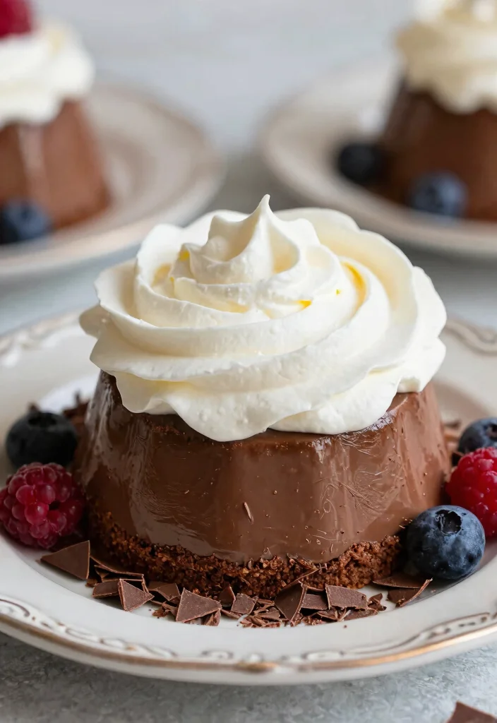 17 Chocolate Pudding Cake Ideas: Moist, Rich Comfort Desserts - 7. Chocolate Pudding Cake with Whipped Cream Frosting 1