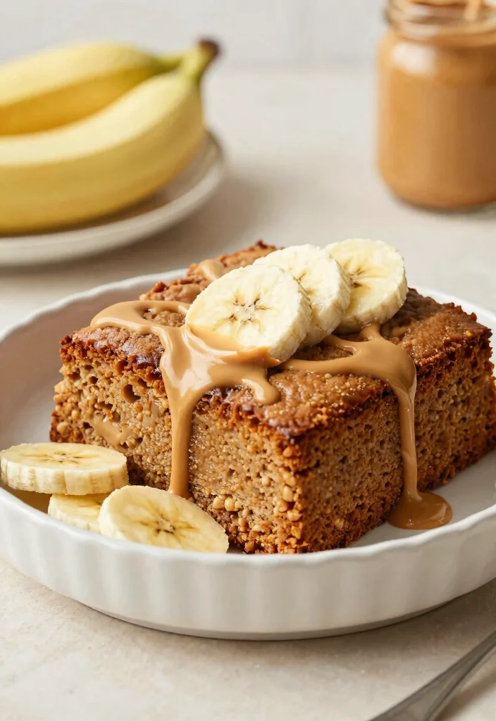 17 Custard Bread Pudding Recipe Ideas: Old Fashioned Comfort - 10. Peanut Butter Banana Custard Bread Pudding 1