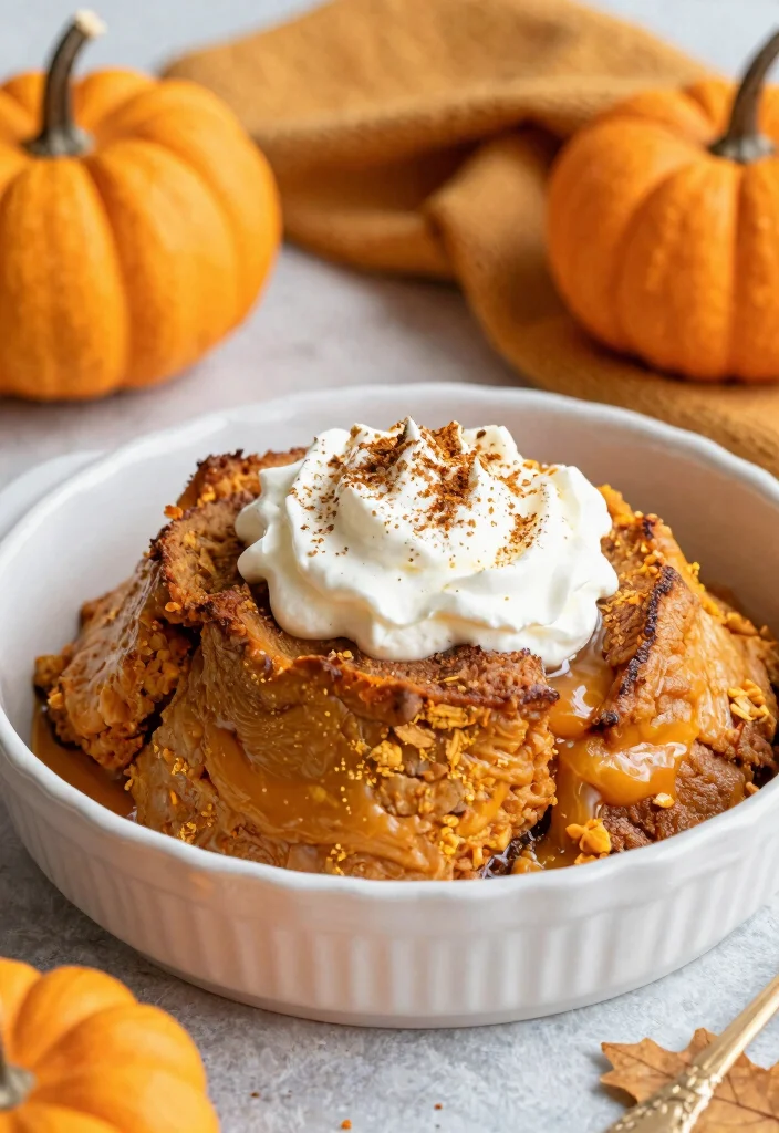 17 Custard Bread Pudding Recipe Ideas: Old Fashioned Comfort - 7. Pumpkin Spice Custard Bread Pudding 1