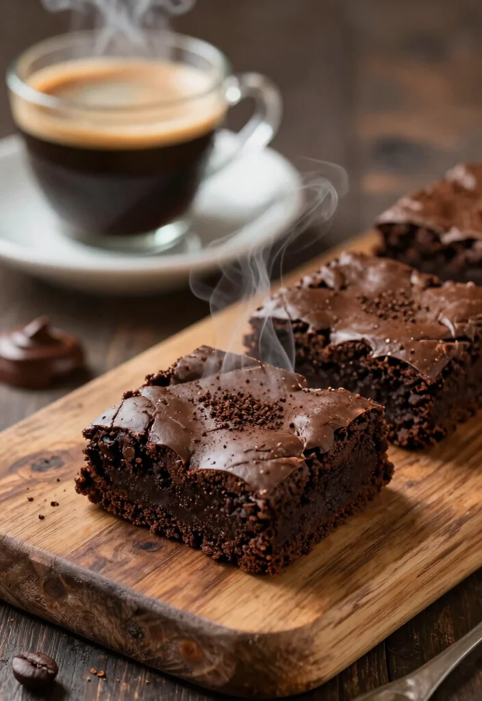 17 Fudge Brownie Cookies Ideas with Rich Crackly Tops - 2. Espresso Fudge Brownie Cookies 1