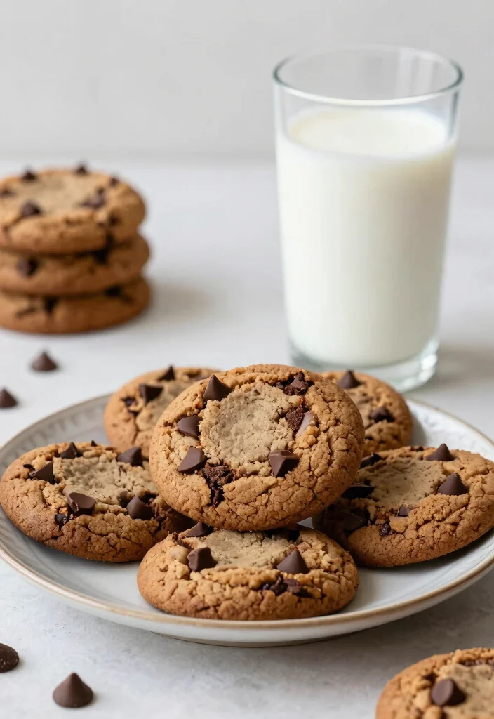 17 Fudge Brownie Cookies Ideas with Rich Crackly Tops - 7. Chocolate Chip Fudge Brownie Cookies 1