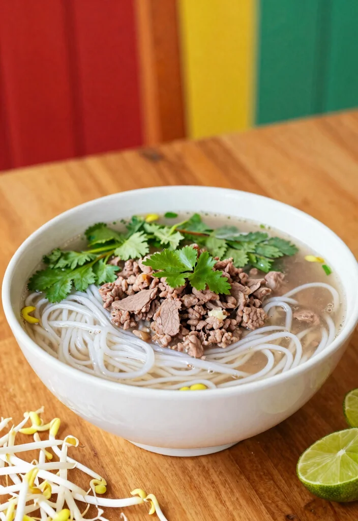 17 Hearty Soups with Hamburger Meat: Cozy Bowls for Healthy Living - 10. Beef Pho Soup 1