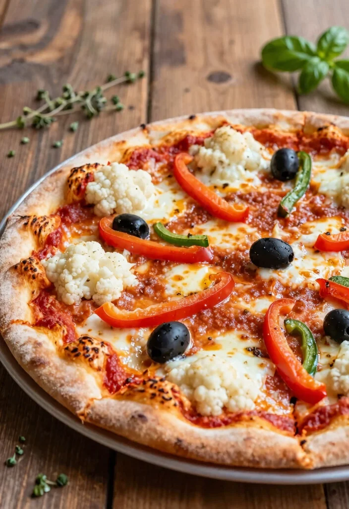 17 Low Carb Pizza Ideas: Keto Friendly Comfort Food - 1. Classic Cauliflower Crust Pizza 1