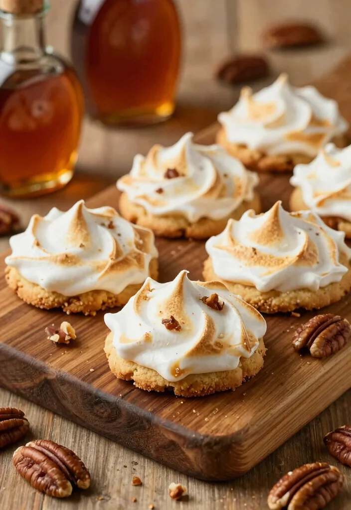 17 Meringue Cookie Recipe Ideas: Light, Airy Sweet Bites - 12. Maple Pecan Meringue Cookies 1