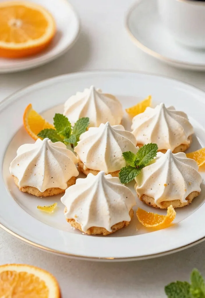 17 Meringue Cookie Recipe Ideas: Light, Airy Sweet Bites - 15. Orange Blossom Meringue Cookies 1