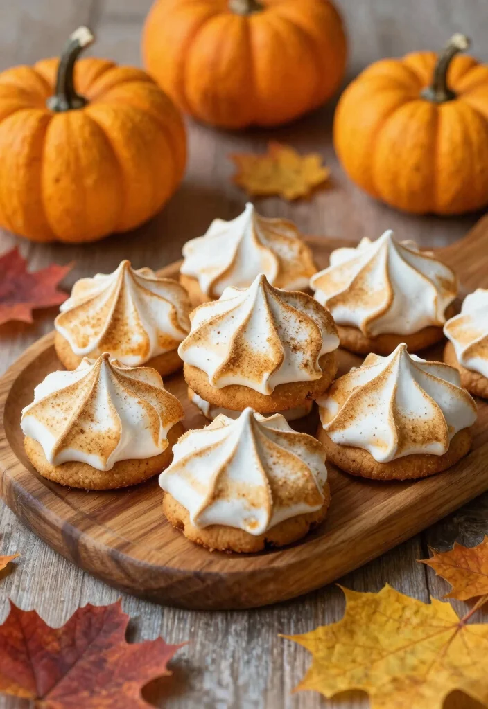 17 Meringue Cookie Recipe Ideas: Light, Airy Sweet Bites - 9. Pumpkin Spice Meringue Cookies 1