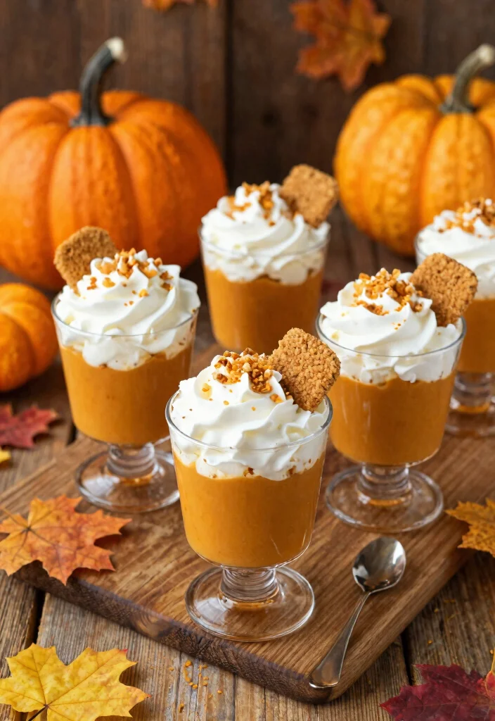 17 Rum Chata Pudding Shots Ideas Fun Party Treats - 3. Pumpkin Spice Rum Chata Pudding Shots 1