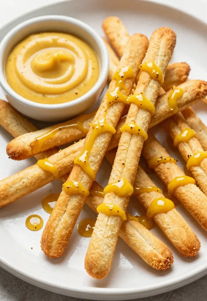 17 Sourdough Discard Breadsticks Ideas: Crispy Savory Snacks - 12. Honey Mustard Breadsticks 1