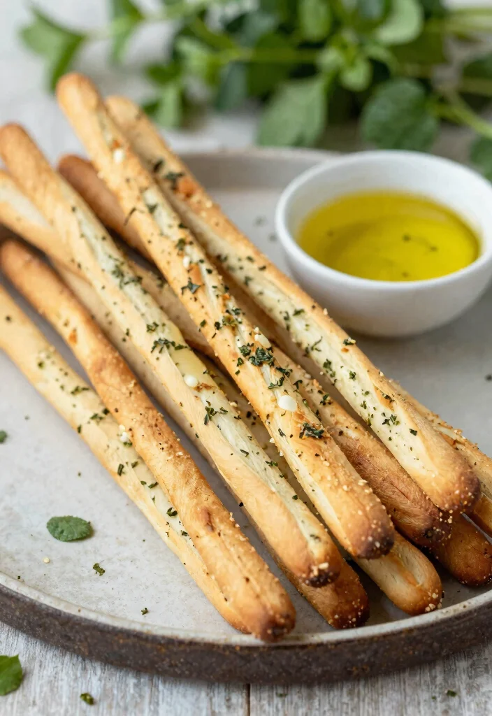 17 Sourdough Discard Breadsticks Ideas: Crispy Savory Snacks - 17. Vegan Herb and Garlic Breadsticks 1