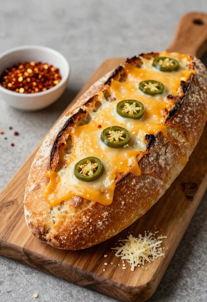 17 Sourdough Loaf Bread Recipe Ideas for a Classic Tangy Crumb - 4. Cheddar and Jalapeño Sourdough 1