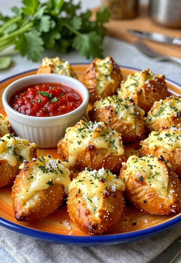 17 Sourdough Pretzel Bites Ideas: Chewy Salty Snacks - 10. Cheesy Garlic Herb Sourdough Pretzel Bites 1