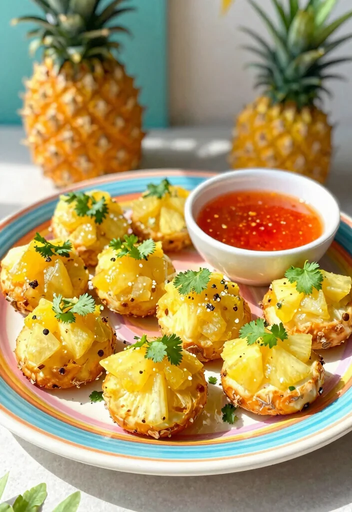 17 Sourdough Pretzel Bites Ideas: Chewy Salty Snacks - 13. Sweet and Sour Pineapple Sourdough Pretzel Bites 1