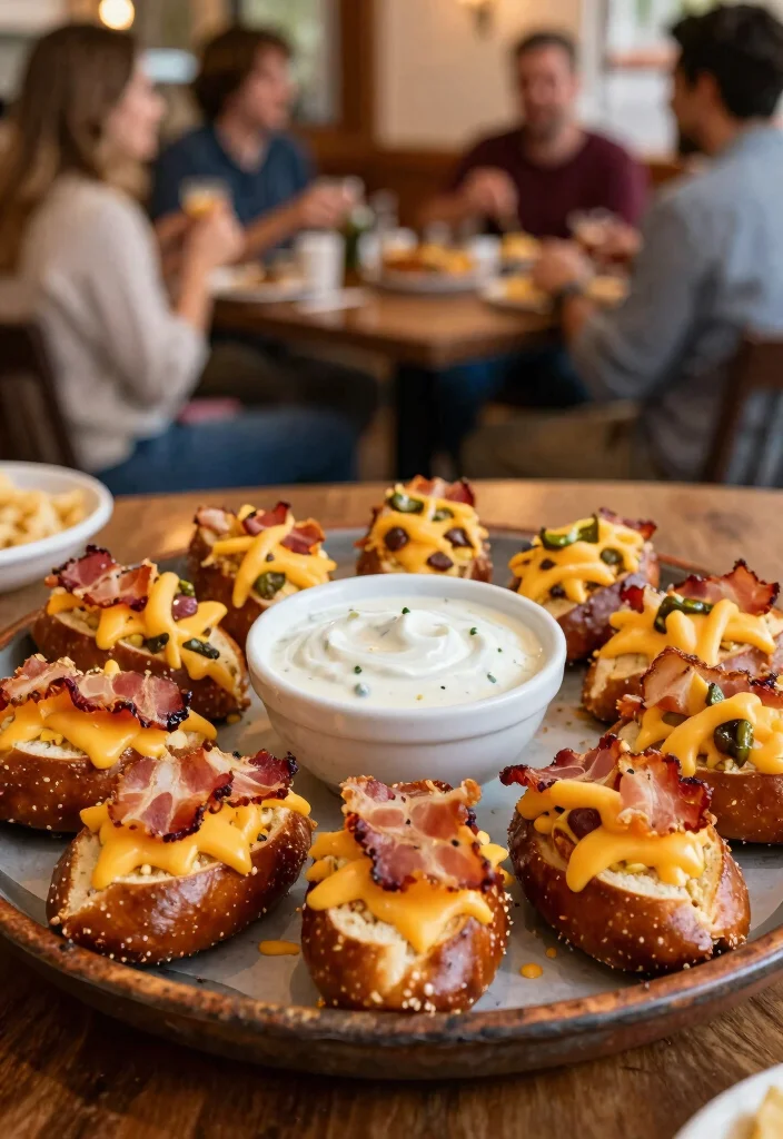 17 Sourdough Pretzel Bites Ideas: Chewy Salty Snacks - 14. Bacon-Cheddar Jalapeño Popper Sourdough Pretzel Bites 1