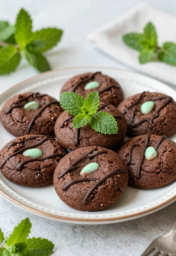 18 Crumbl Copycat Cookie Recipe Ideas Thick Chewy Favorites - 18. Chocolate Mint Cookies 1