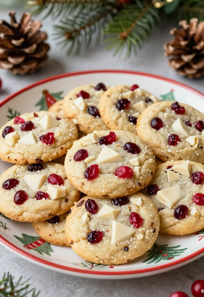 18 Crumbl Copycat Cookie Recipe Ideas Thick Chewy Favorites - 9. White Chocolate Cranberry Cookies 1