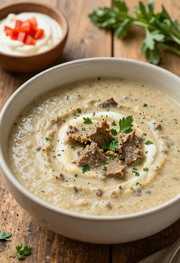 18 Hamburger Soup Recipe Crockpot Ideas Set and Forget Comfort - 13. Creamy Hamburger Soup 1