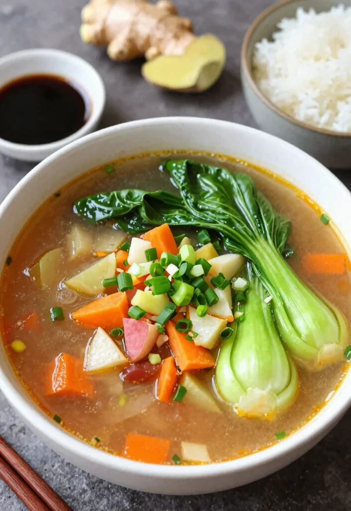 18 Hamburger Soup Recipe Crockpot Ideas Set and Forget Comfort - 9. Asian-Inspired Hamburger Soup 1