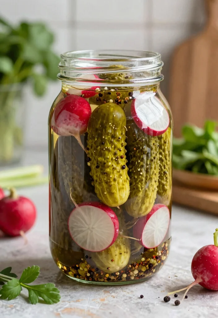 18 Healthy Sourdough Discard Recipes for Low Waste Baking - 13. Sourdough Discard Pickles 1