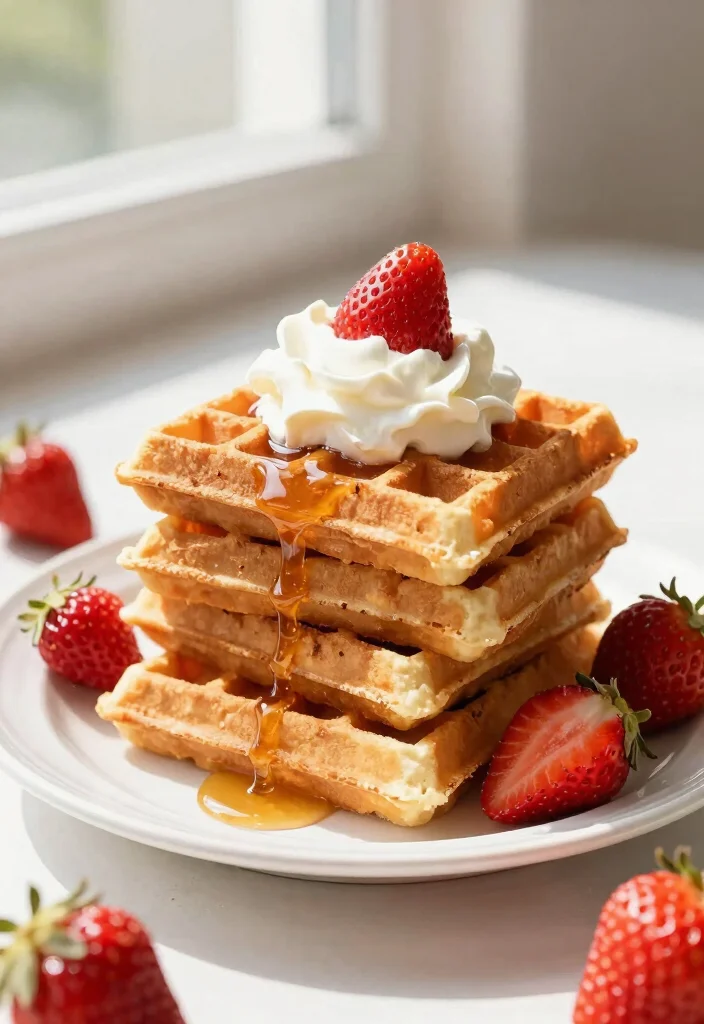 18 Healthy Sourdough Discard Recipes for Low Waste Baking - 6. Sourdough Discard Waffles 1