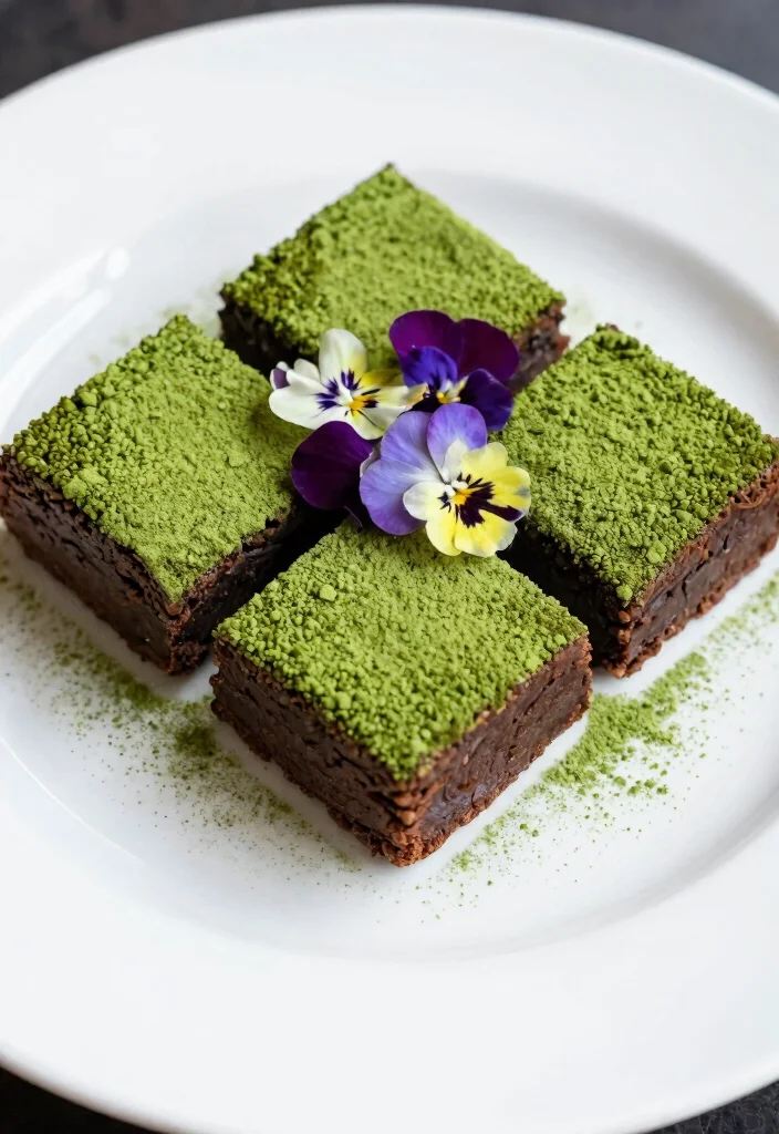 18 Homemade Fudgy Gluten-Free Brownie Recipes That Will Rock Your World - 17. Matcha Brownies 1