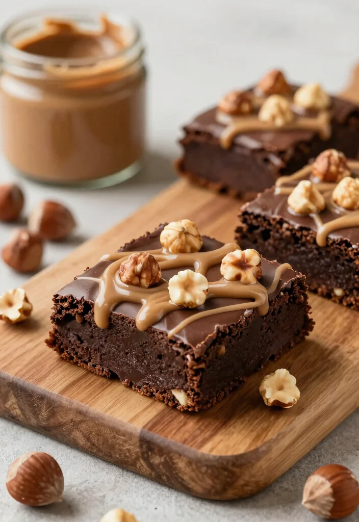18 Homemade Fudgy Gluten-Free Brownie Recipes That Will Rock Your World - 18. Chocolate Hazelnut Brownies 1
