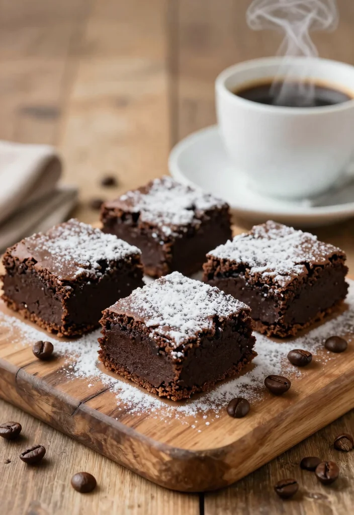18 Homemade Fudgy Gluten-Free Brownie Recipes That Will Rock Your World - 4. Mocha Brownies with Espresso 1