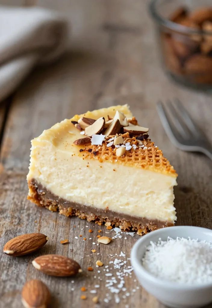 18 No-Bake Cheesecake Recipes That Are Easy Crowd Pleasers - 10. Almond Joy No-Bake Cheesecake 1