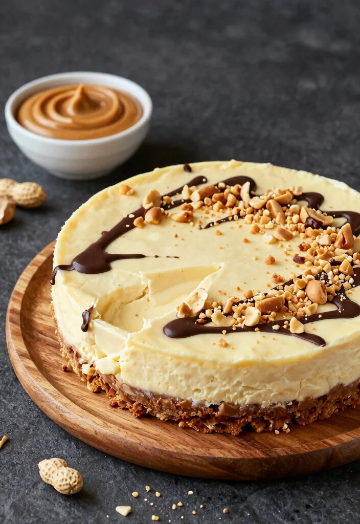 18 No-Bake Cheesecake Recipes That Are Easy Crowd Pleasers - 6. Peanut Butter No-Bake Cheesecake 1