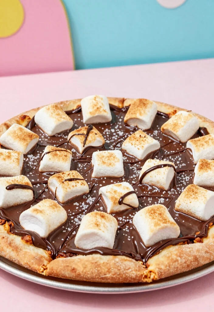 18 Pizza Oven Recipes Ideas Neapolitan Backyard Favorites - 15. Nutella and Marshmallow Dessert Pizza 1