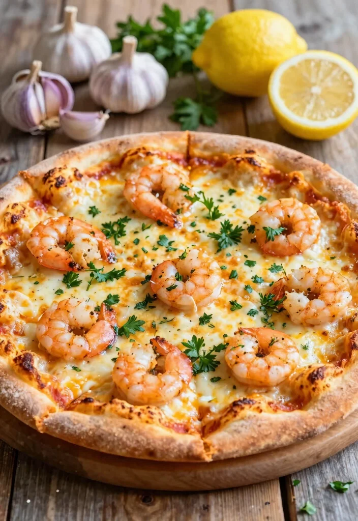 18 Pizza Oven Recipes Ideas Neapolitan Backyard Favorites - 17. Shrimp Scampi Pizza 1