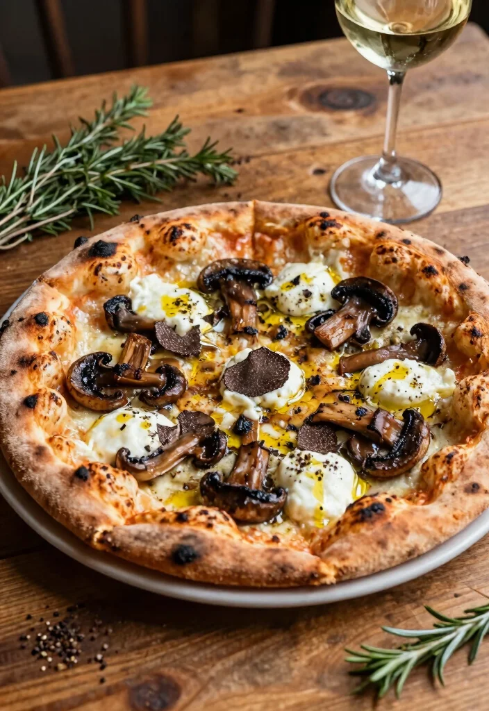 18 Pizza Oven Recipes Ideas Neapolitan Backyard Favorites - 4. Wild Mushroom and Truffle Oil Medley 1