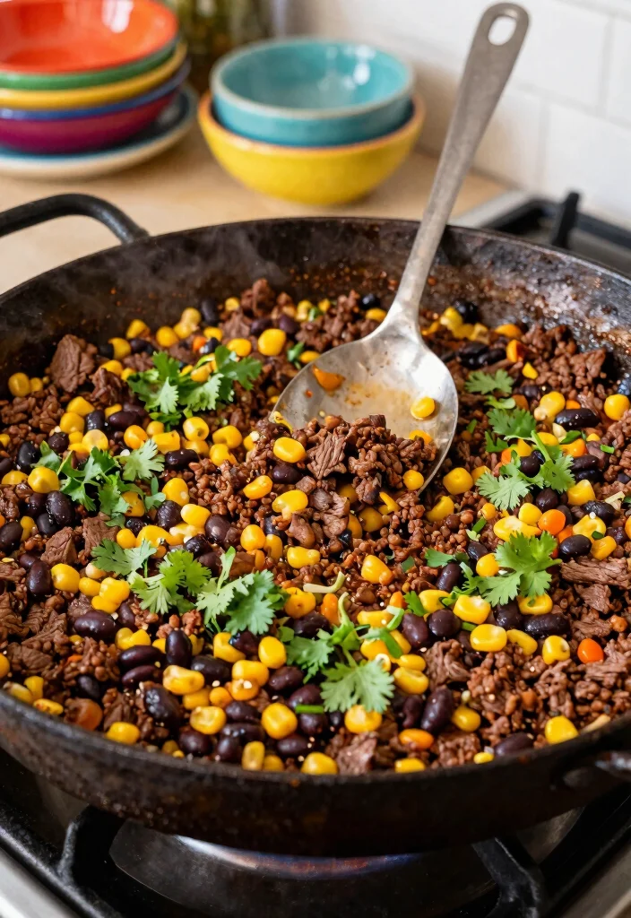 18 Recipes Using Hamburger for Easy Family Dinners - 12. Mexican Beef Skillet 1