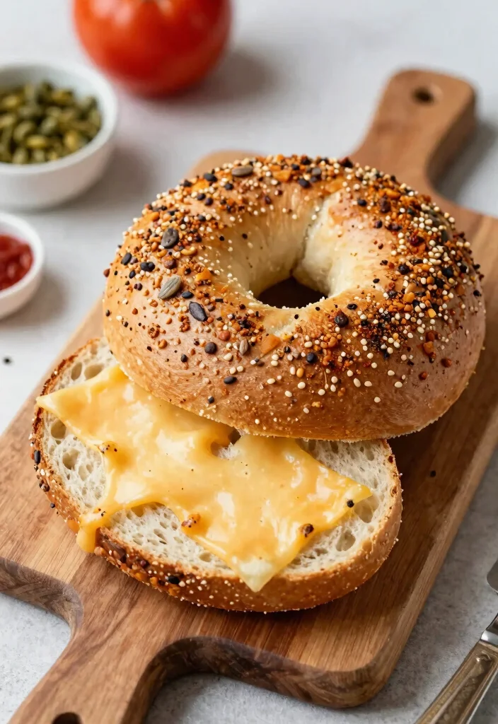 18 Sourdough Cheese Bread Ideas: Melty Bakery Style Loaves - 16. Everything Bagel Cheese Sourdough 1