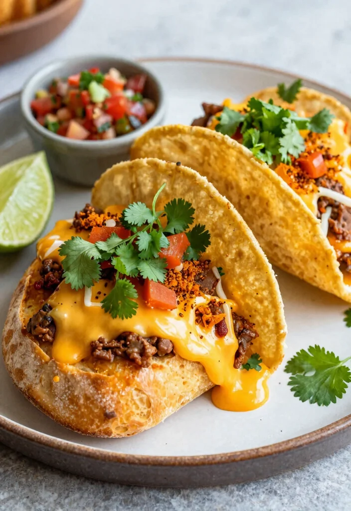 18 Sourdough Cheese Bread Ideas: Melty Bakery Style Loaves - 18. Cheesy Taco Sourdough Bread 1