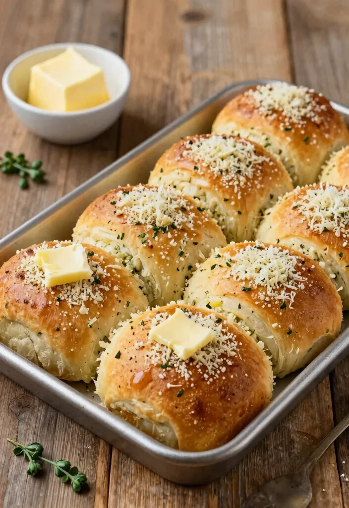 18 Sourdough Cheese Bread Ideas: Melty Bakery Style Loaves - 2. Parmesan Herb Sourdough Rolls 1
