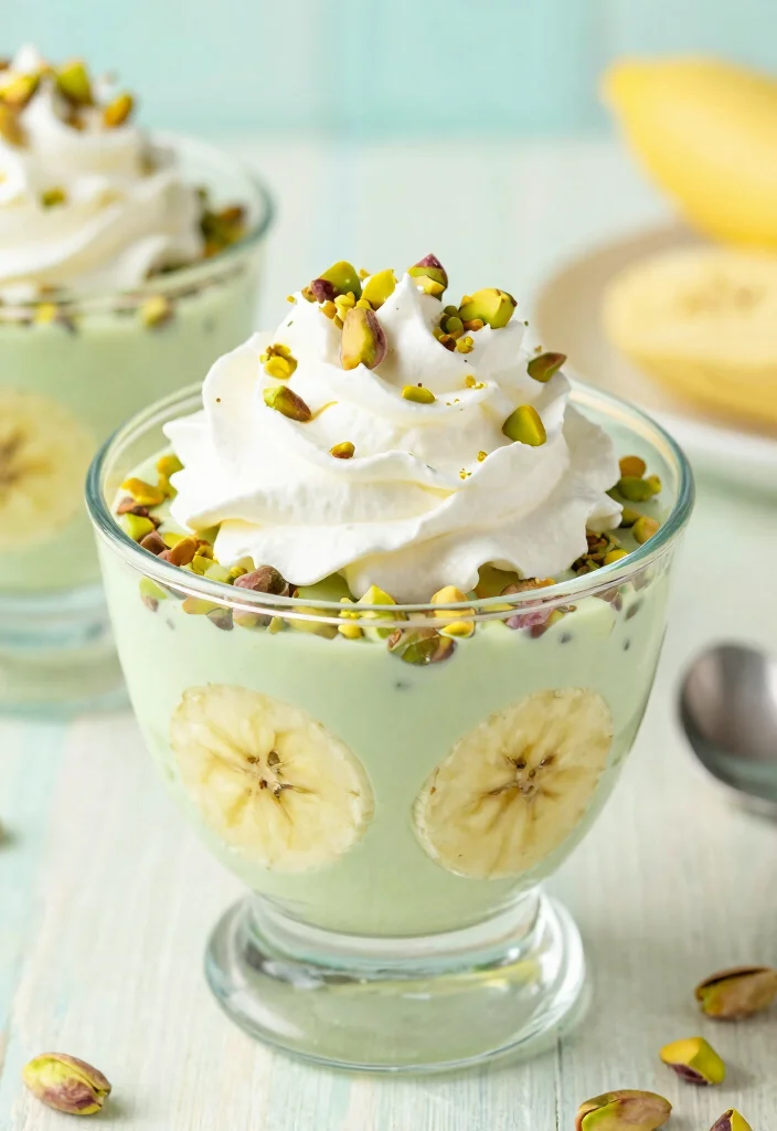 18 Southern Banana Pudding Recipe Ideas: Traditional Crowd Favorites - 16. Pistachio Banana Pudding 1