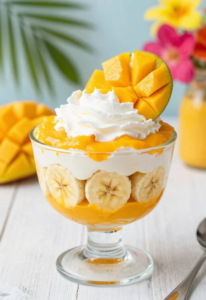 18 Southern Banana Pudding Recipe Ideas: Traditional Crowd Favorites - 5. Mango Banana Pudding Fusion 1