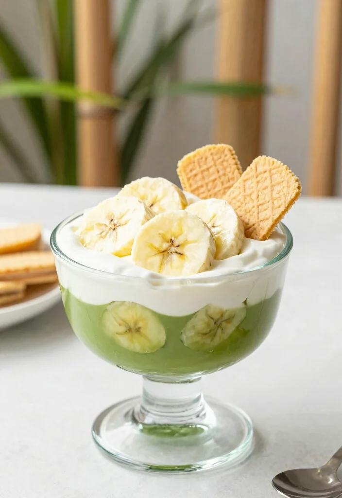 18 Southern Banana Pudding Recipe Ideas: Traditional Crowd Favorites - 6. Matcha Banana Pudding 1