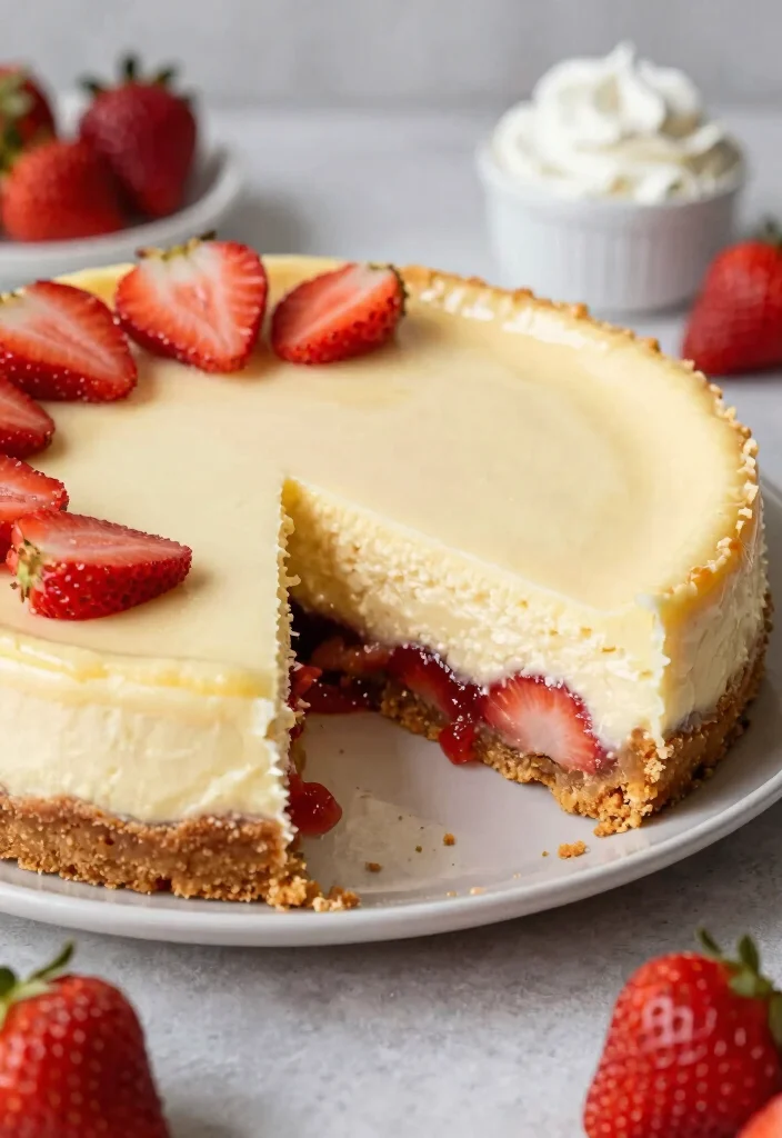 18 Strawberry Cheesecake Dump Cake Recipes: Easy Crowd Desserts - 10. Strawberry Cheesecake Dump Cake with Graham Crust 1