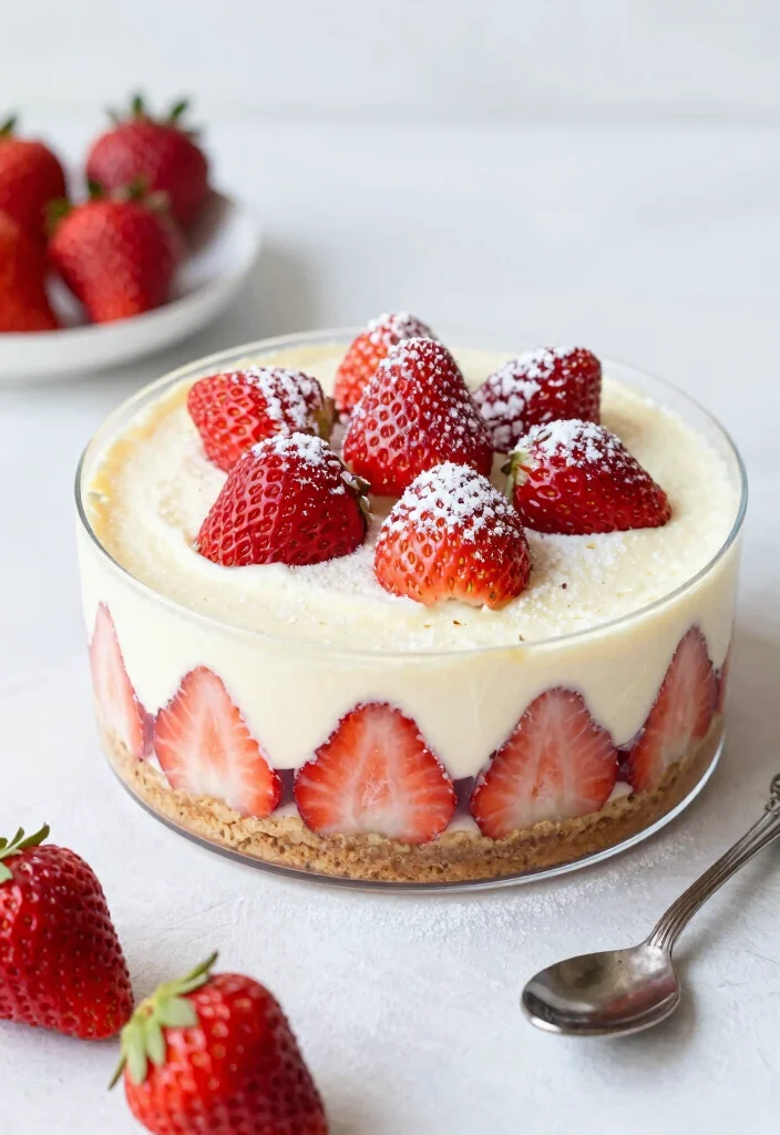 18 Strawberry Cheesecake Dump Cake Recipes: Easy Crowd Desserts - 12. Strawberry Cheesecake Dump Cake with Yogurt 1