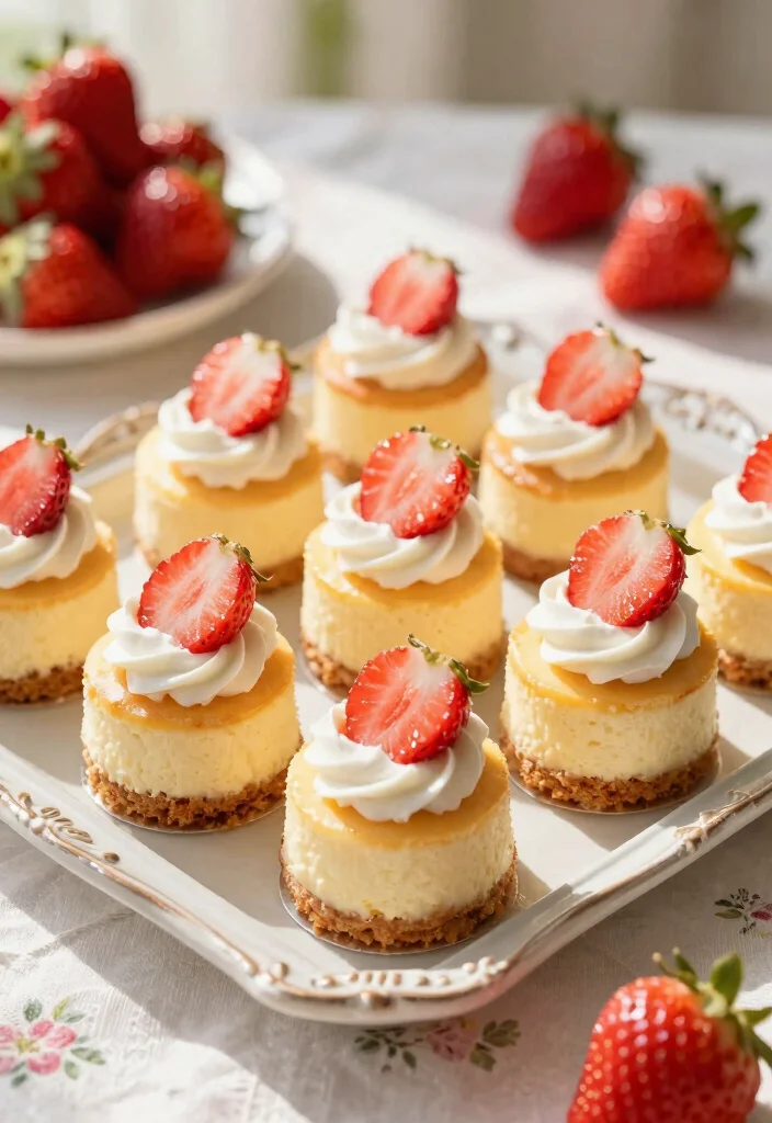 18 Strawberry Cheesecake Dump Cake Recipes: Easy Crowd Desserts - 4. Easy Mini Strawberry Cheesecake Dump Cakes 1