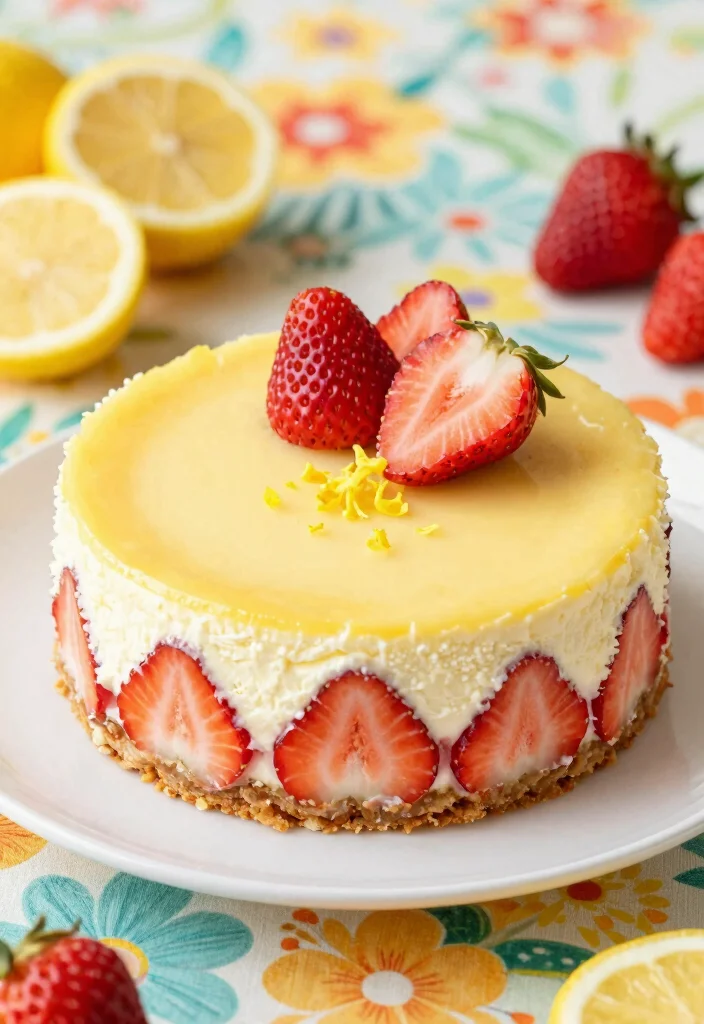 18 Strawberry Cheesecake Dump Cake Recipes: Easy Crowd Desserts - 8. Strawberry Lemon Cheesecake Dump Cake 1