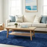 15 Blue Rug Living Room Ideas With Calm Cozy Vibes