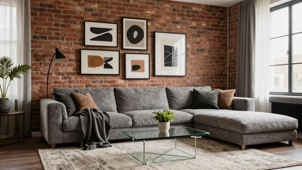 15 Brick Wall Living Room Decor Ideas With Urban Edge