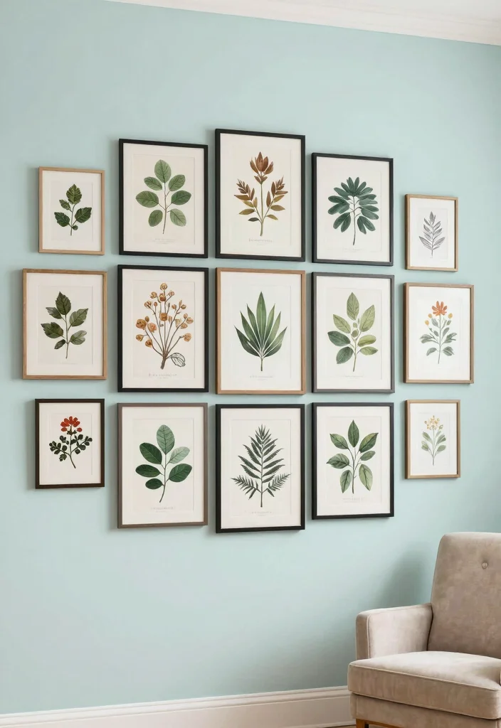 15 Living Room Frames Wall Decor Ideas for a Gallery Look - 10. Multi-Panel Frames for Impactful Displays 1