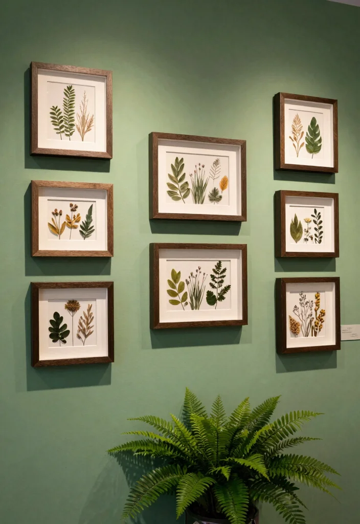 15 Living Room Frames Wall Decor Ideas for a Gallery Look - 7. Shadow Box Frames for 3D Effects 1