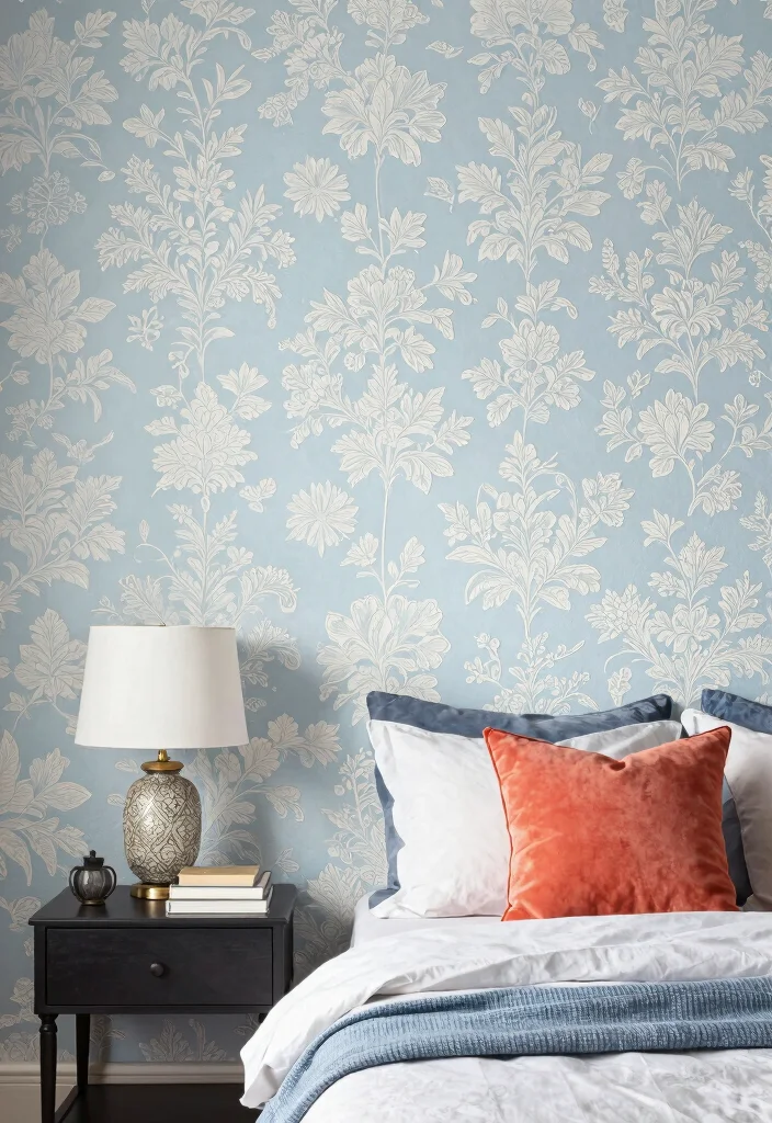 15 Wall Art Bedroom Paint Aesthetic Ideas With Artistic Flair - 9. Spruce Up with Stencils 1