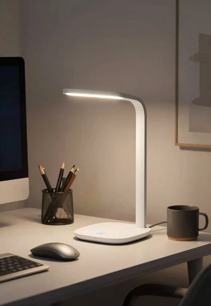 16 Aesthetic Table Lamp Ideas That Glow Beautifully at Night - 15. Smart LED Table Lamps 1