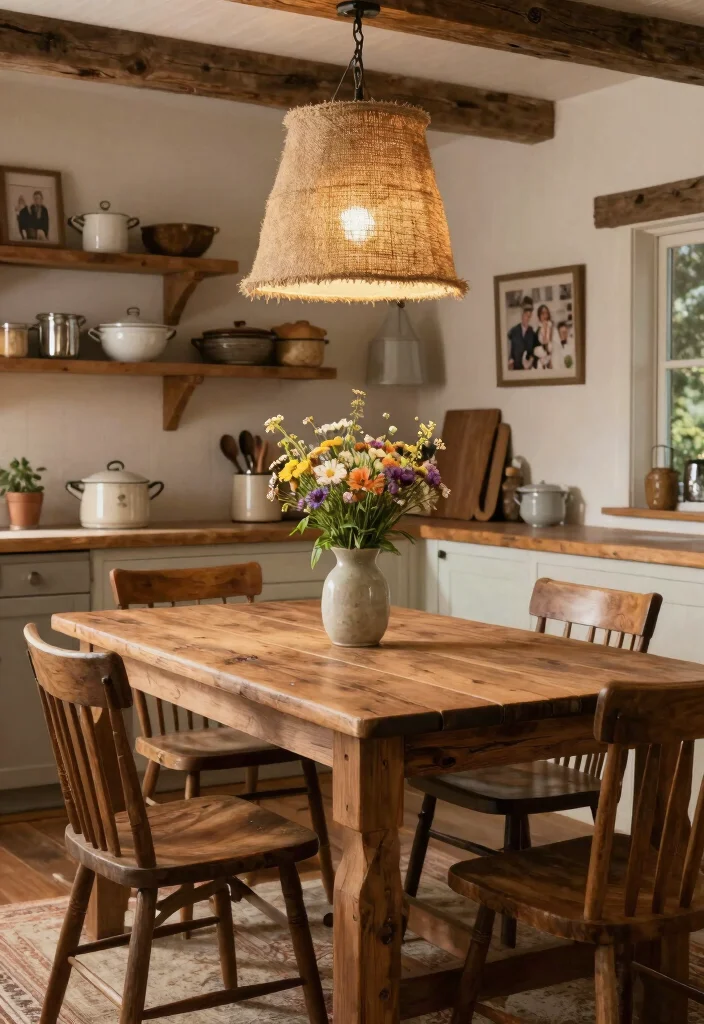 16 Aesthetic Table Lamp Ideas That Glow Beautifully at Night - 7. Rustic Farmhouse Lamps 1