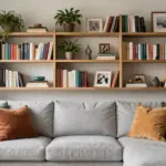 17 Bookshelf Above Couch Ideas That Elevate Your Living Room